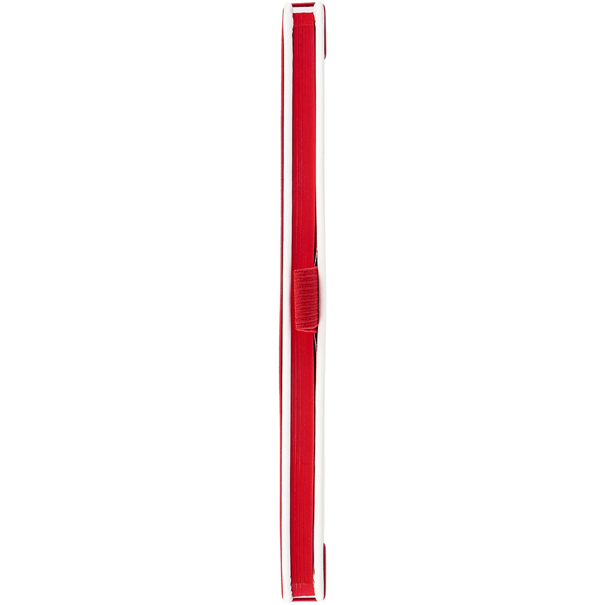 Блокнот "ColorNote White", твердая обложка A5, 80 листов, белый с красным-4