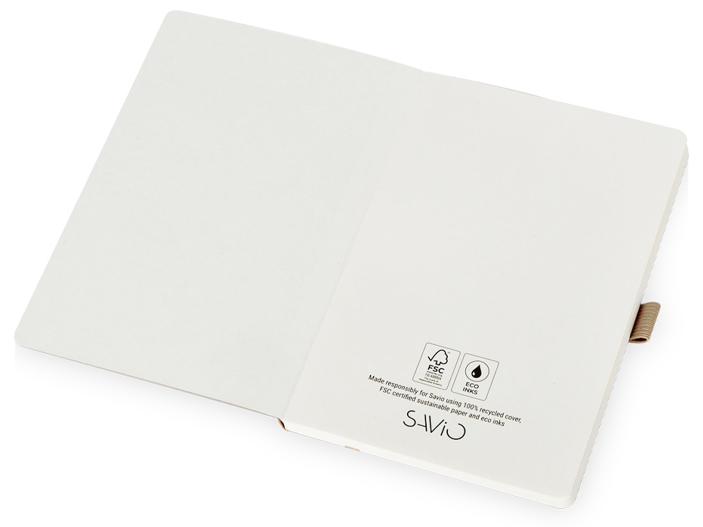 Блокнот "Sevilia Soft", гибкая обложка из крафта A5, 80 листов, крафтовый/бежевый-1