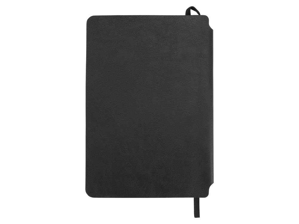 Блокнот «Notepeno» 130x205 мм с тонированными линованными страницами, черный (Р)-9