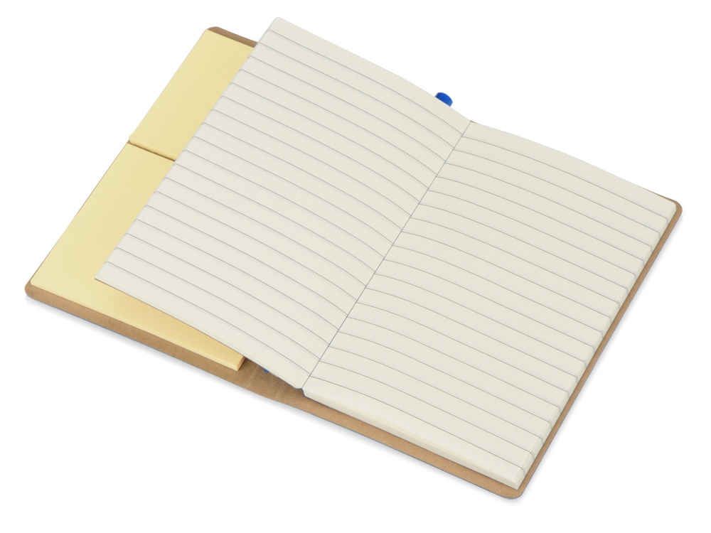 Набор стикеров А6 "Write and stick" с ручкой и блокнотом, синий (Р)-2