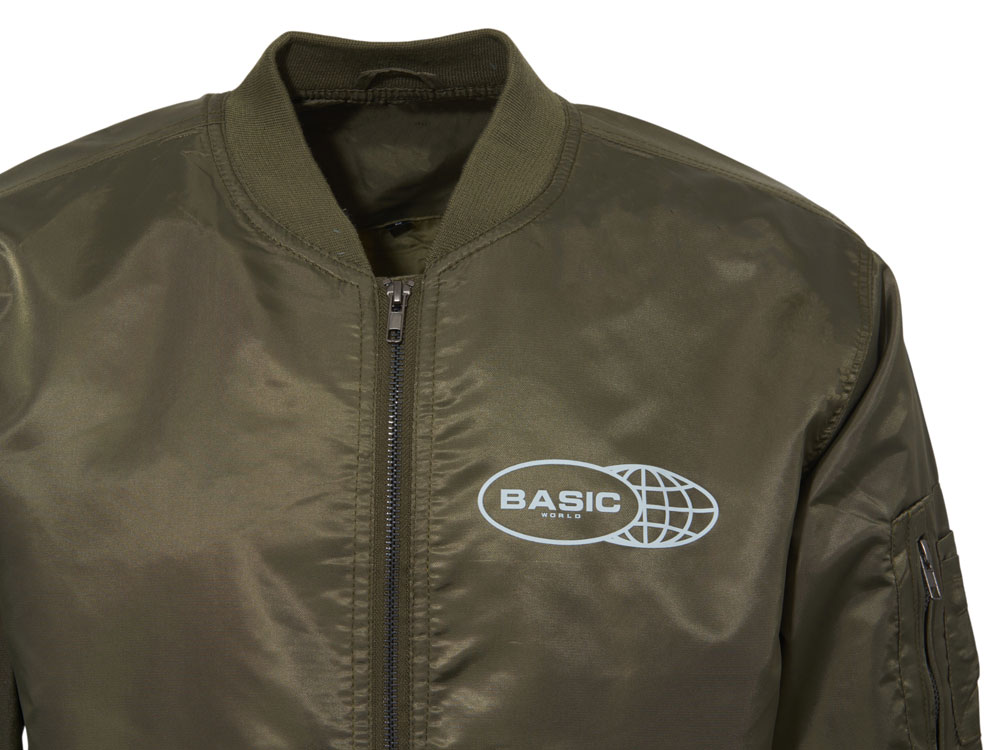 Куртка бомбер «Antwerpen» унисекс с ДТФ и бренд-тайпом-1