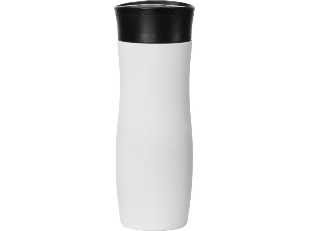 Вакуумная термокружка с кнопкой Streamline, Waterline, soft-touch, белый (P)-3