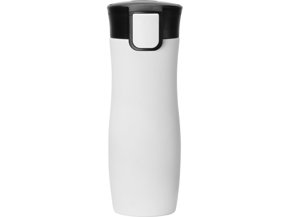 Вакуумная термокружка с кнопкой Streamline, Waterline, soft-touch, белый (P)-5