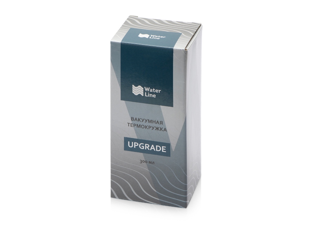 Вакуумная термокружка с кнопкой Upgrade, Waterline, матовая сталь-8