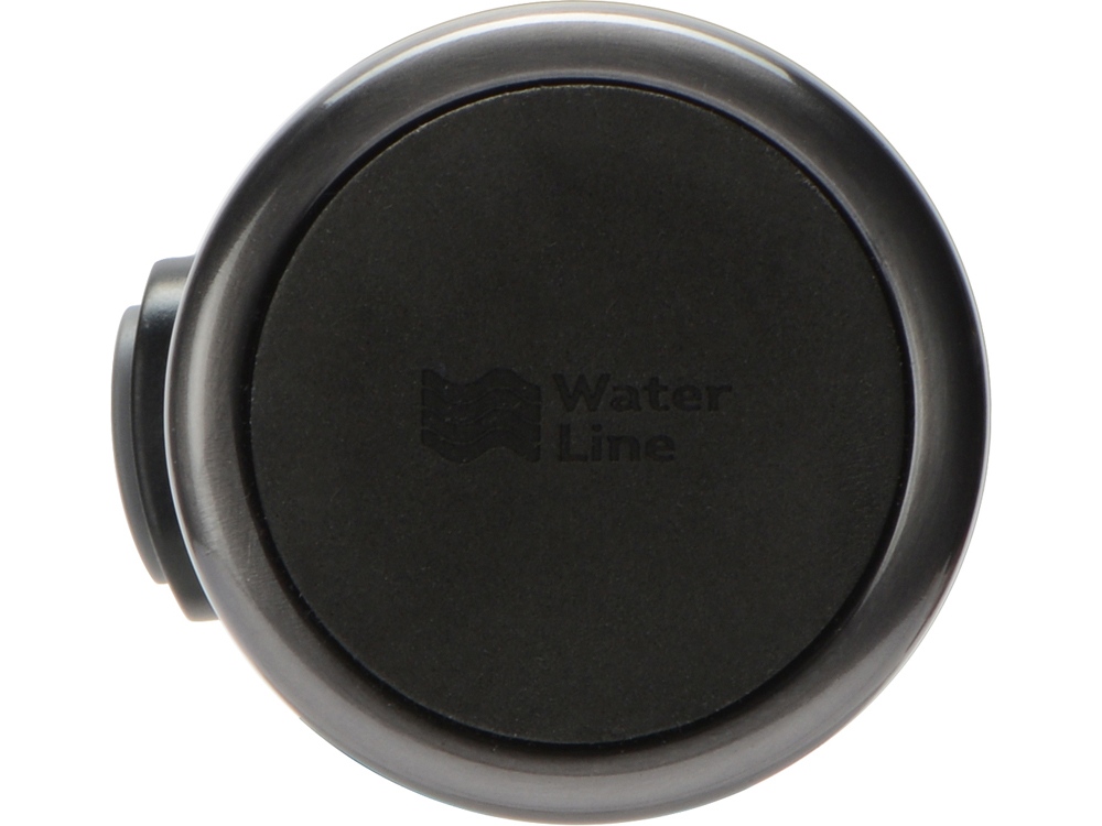 Вакуумная термокружка с кнопкой Upgrade, Waterline, тубус, матовая сталь-7