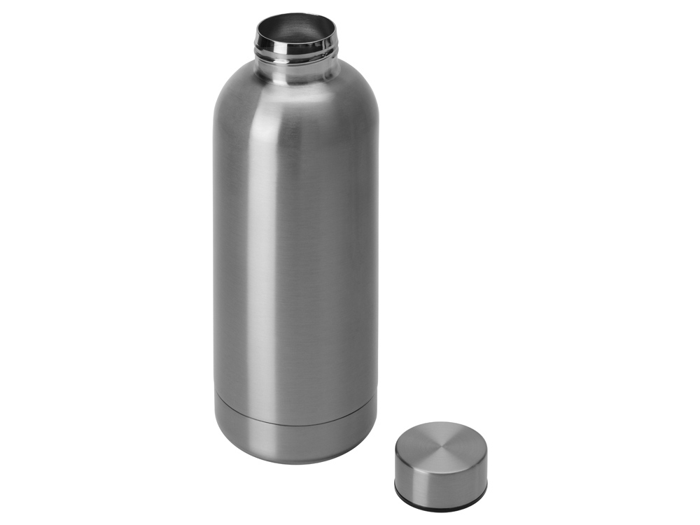 Вакуумная термобутылка "Cask" Waterline, 500 мл, тубус, серебристый глянцевый-2