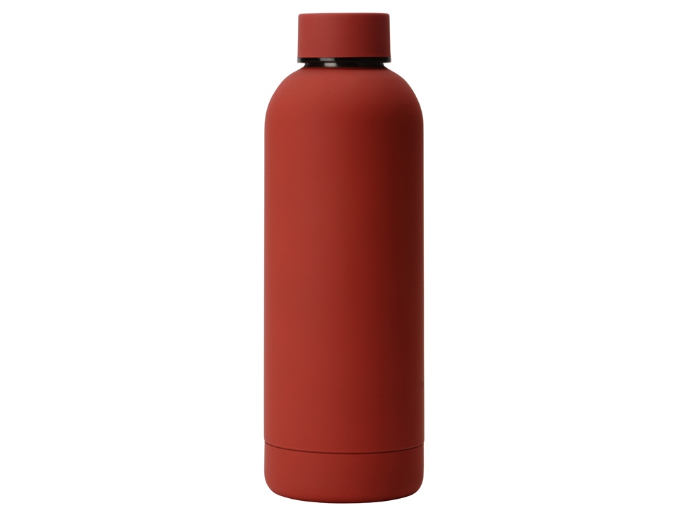 Вакуумная термобутылка "Cask" Waterline, soft touch, 500 мл, красный (P)-3