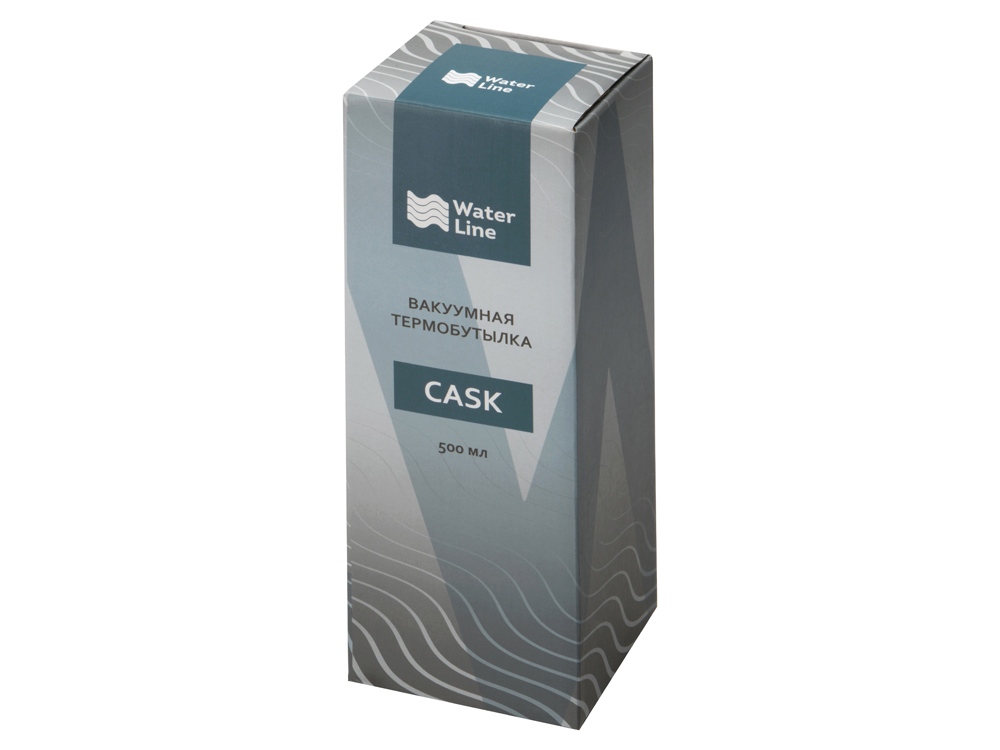 Вакуумная термобутылка "Cask" Waterline, soft touch, 500 мл, красный (P)-7