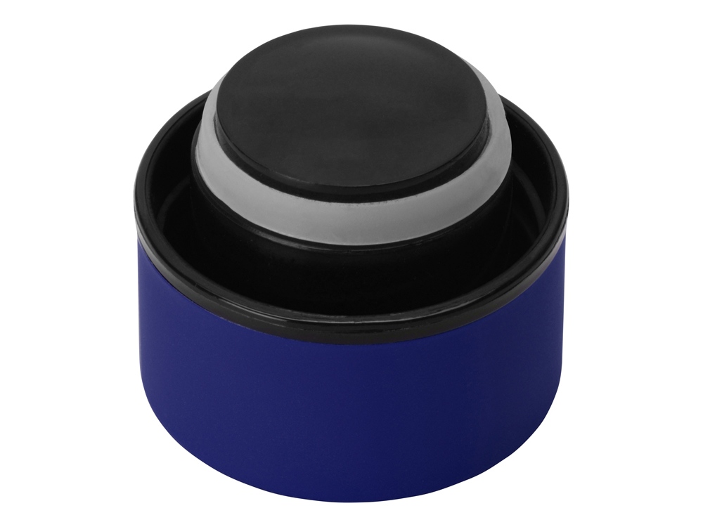 Вакуумная термобутылка "Cask" Waterline, soft touch, 500 мл, синий-5