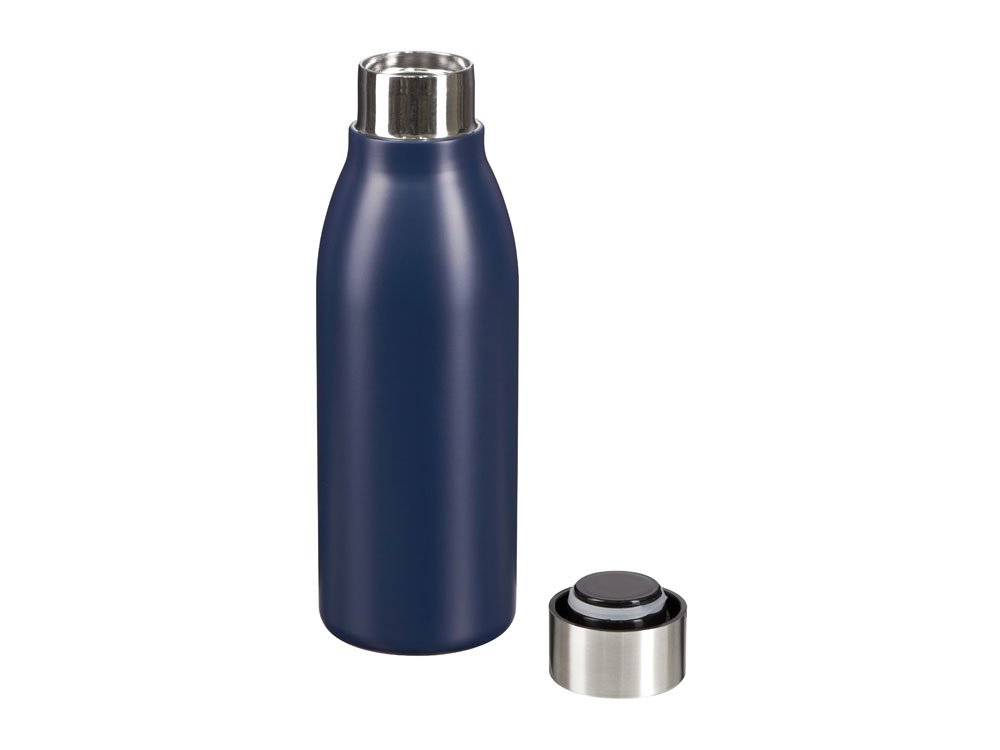 Вакуумная термобутылка "Brottle", темно-синий-2