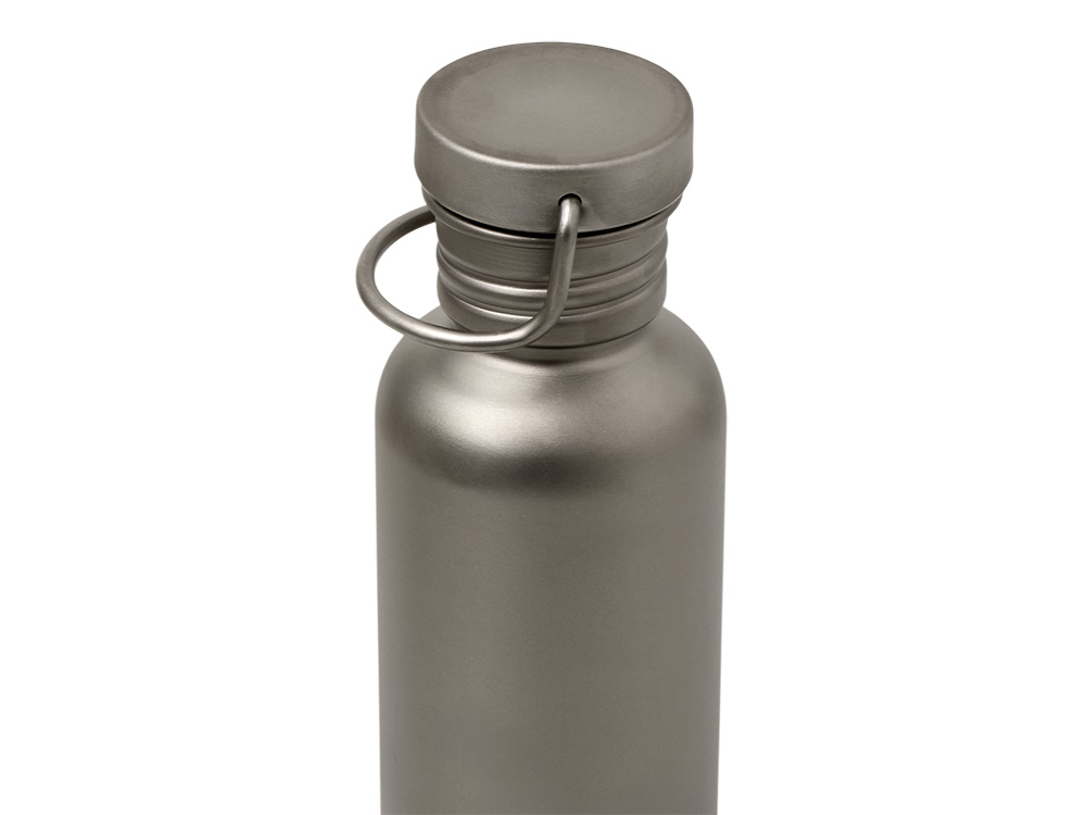 Бутылка для воды из титана "Titan", 750ml, темно-серый-11