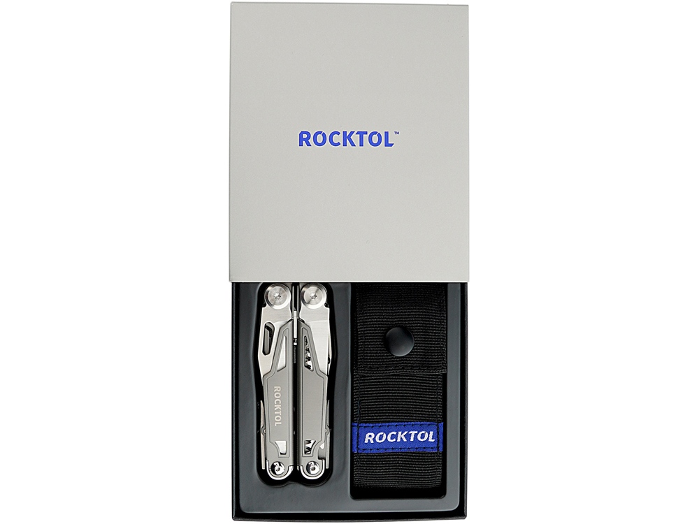 Мультитул Rocktol 19 в 1 с титановыми ручками, нейлоновый чехол, подарочная коробка-10