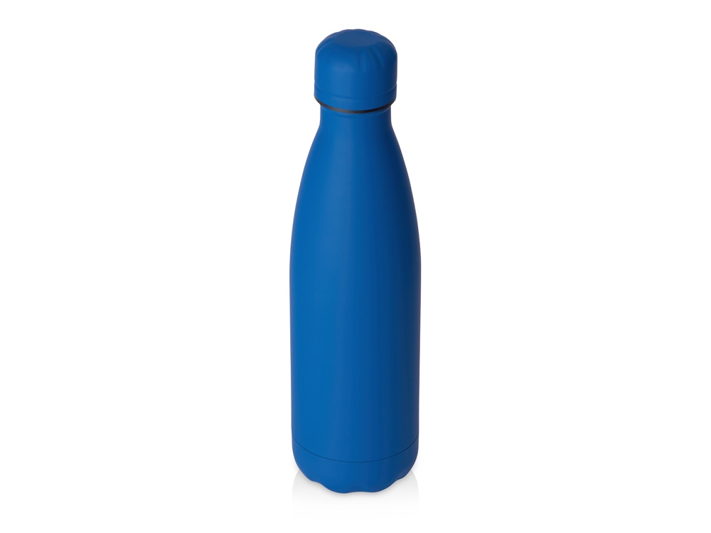 Вакуумная термобутылка "Vacuum bottle C1", soft touch, 500 мл, синий классический-1