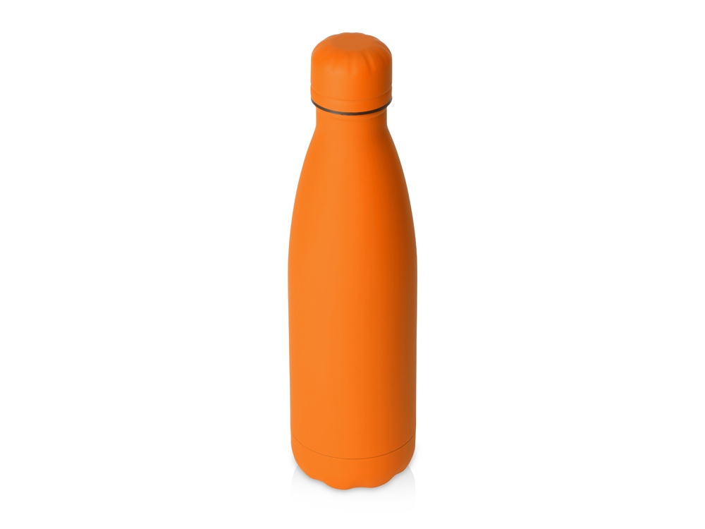 Вакуумная термобутылка "Vacuum bottle C1", soft touch, 500 мл, оранжевый-1
