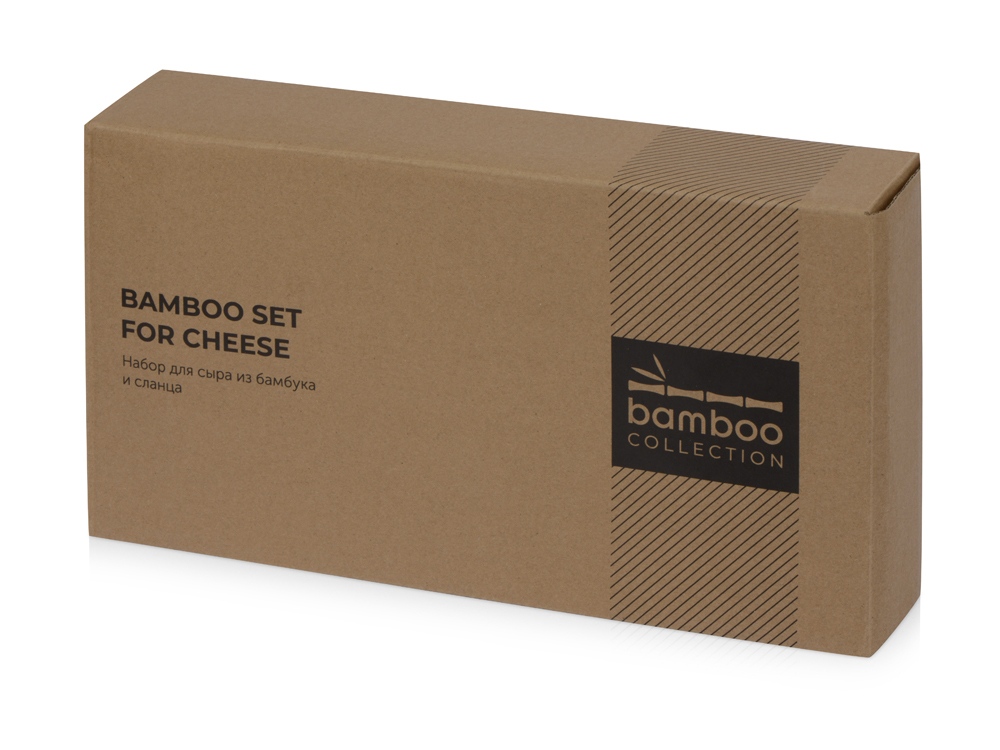 Набор для сыра из сланцевой доски и ножей Bamboo collection "Taleggio" (Р)-7