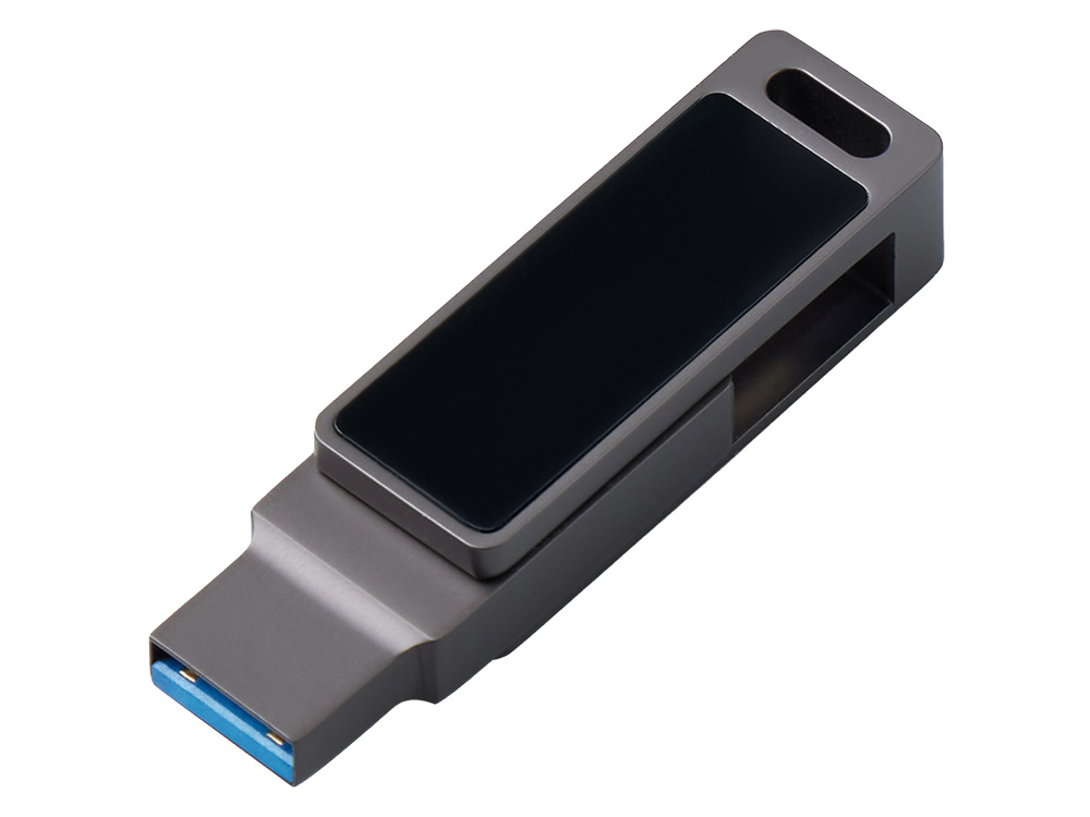 Флешка 32 ГБ USB Type-C и USB 3.0 с подсветкой лого «Спинлайт»-3