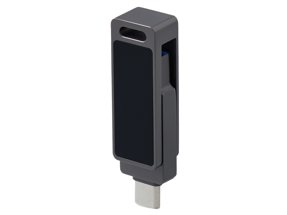 Флешка 32 ГБ USB Type-C и USB 3.0 с подсветкой лого «Спинлайт»-4