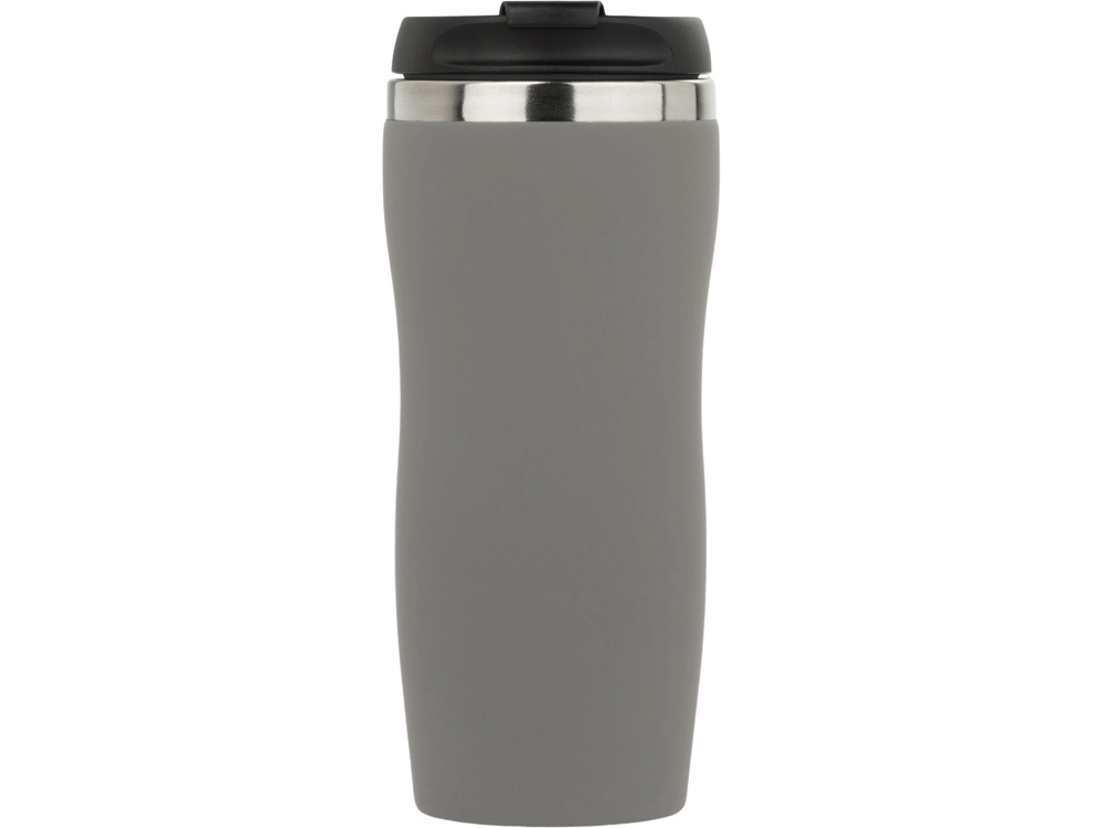 Термокружка "Double wall mug C1", soft touch, 350 мл, серый-2