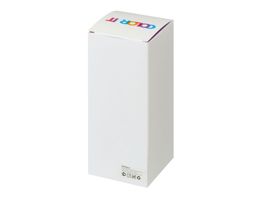 Термокружка "Double wall mug C1", soft touch, 350 мл, синий-3