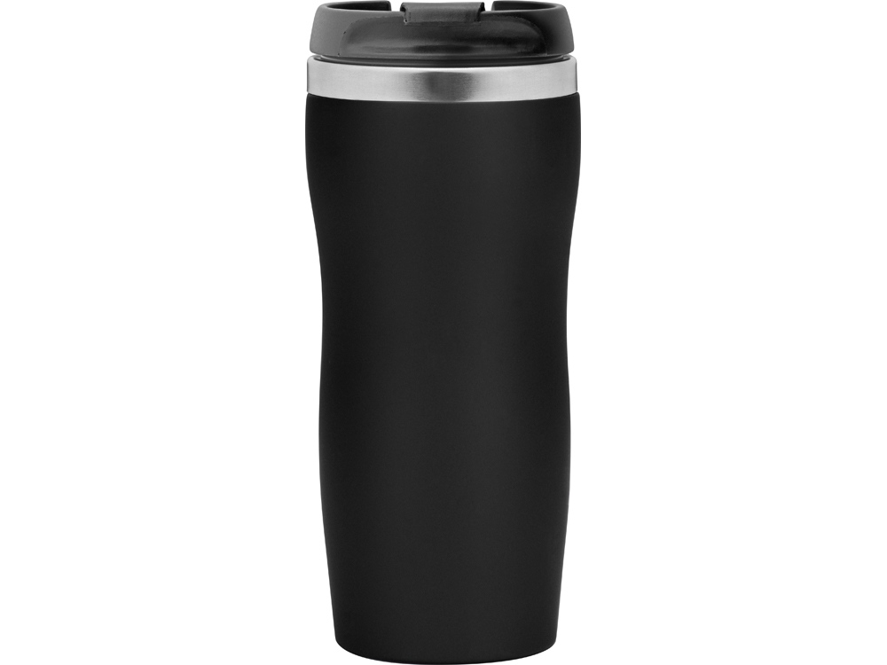Термокружка "Mony Steel" 350 мл, soft touch, черный (Р)-2