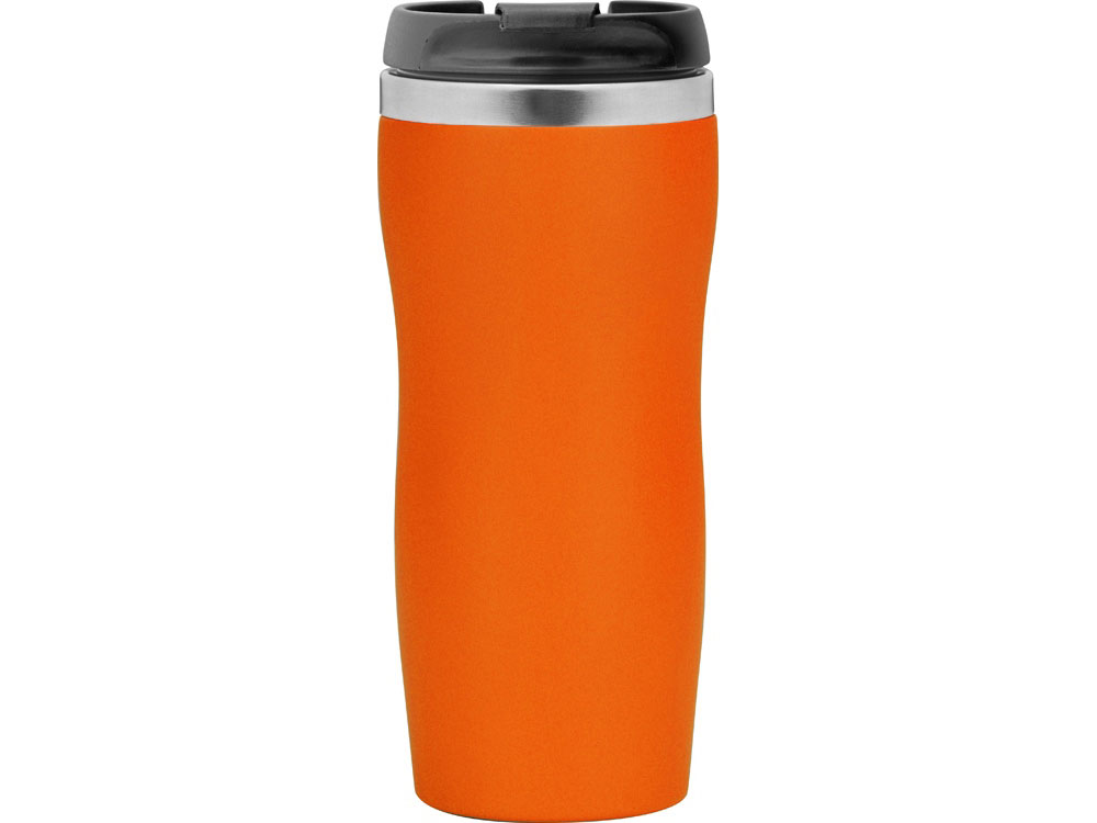 Термокружка "Double wall mug C1", soft touch, 350 мл, оранжевый-2