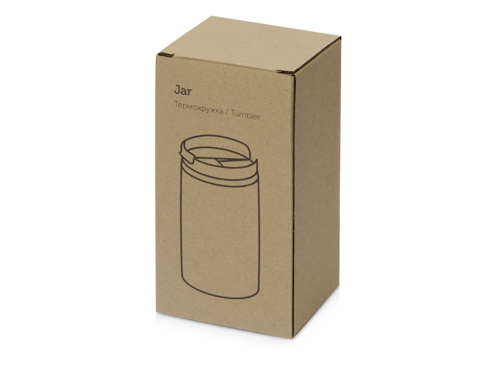 Термокружка "Jar" 250 мл, серый-6