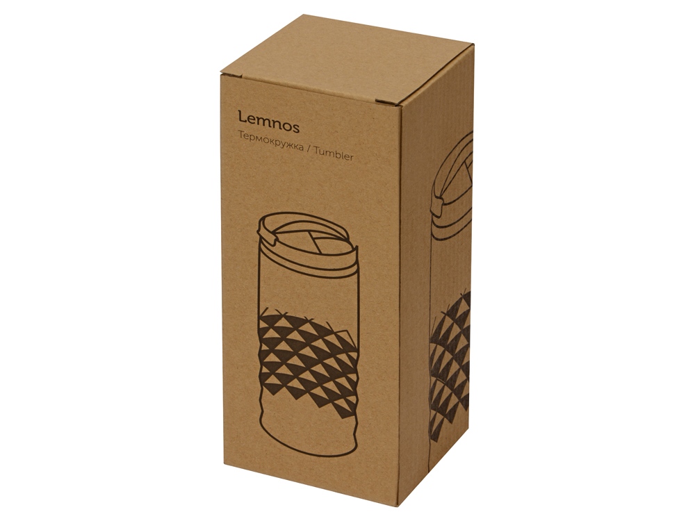Термокружка "Lemnos" 350 мл, темно-синий-4