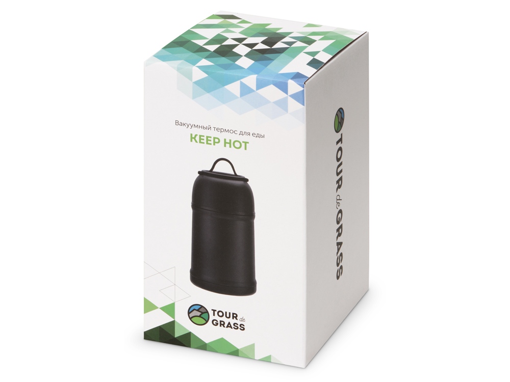 Термос Keep Hot для еды, 750 мл, черный (P)-7
