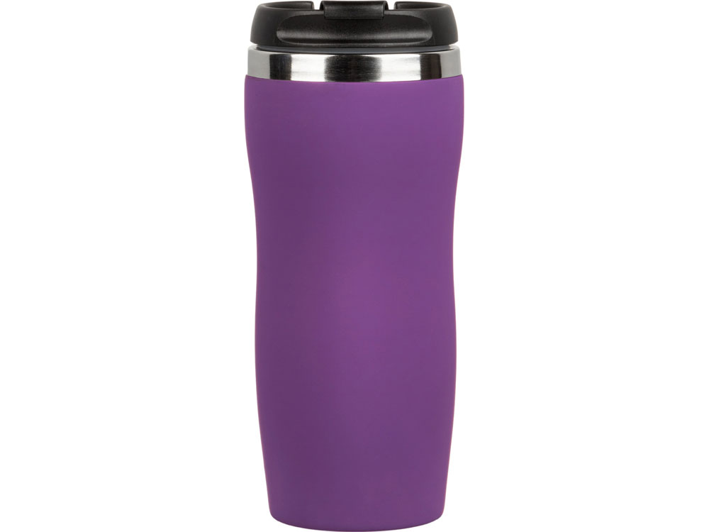Термокружка "Double wall mug C1", soft touch, 350 мл, фиолетовый (Р)-2