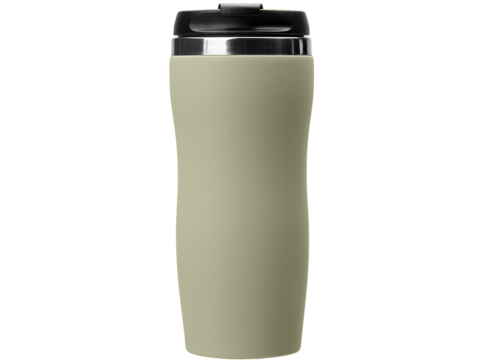 Термокружка "Mony Steel" 350 мл, soft touch, оливковый-2