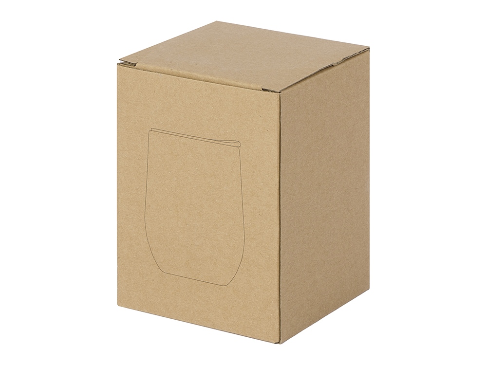 Вакуумная термокружка "Sense", непротекаемая крышка, крафтовая упаковка, белый (Р)-5