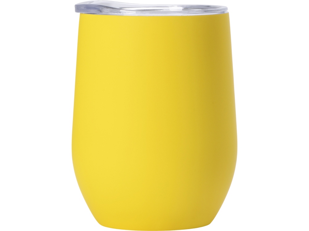 Термокружка "Vacuum mug C1", soft touch, 370мл, желтый-2