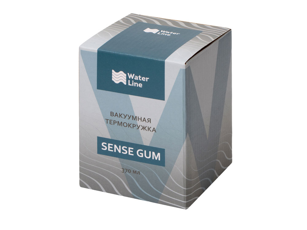 Термокружка Sense Gum, soft-touch, непротекаемая крышка, 370мл, зеленый (Р)-5