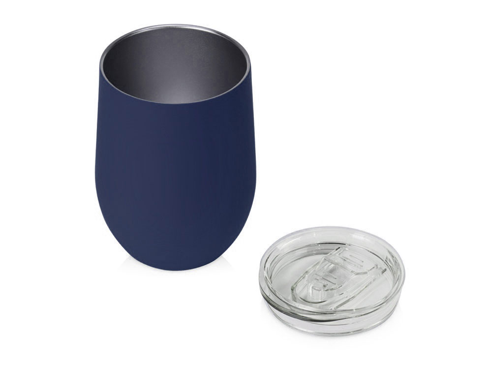 Термокружка "Vacuum mug C1", soft touch, 370мл, темно-синий-1
