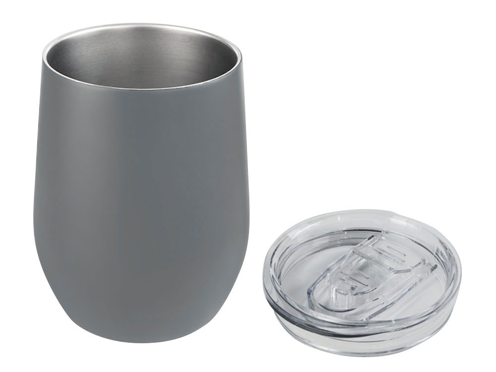 Термокружка "Vacuum mug C1", soft touch, 370мл, серый-1