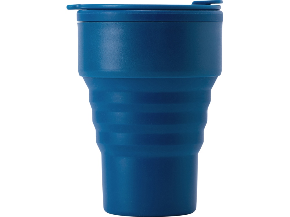 Силиконовый складной стакан "GoCup", индиго-1