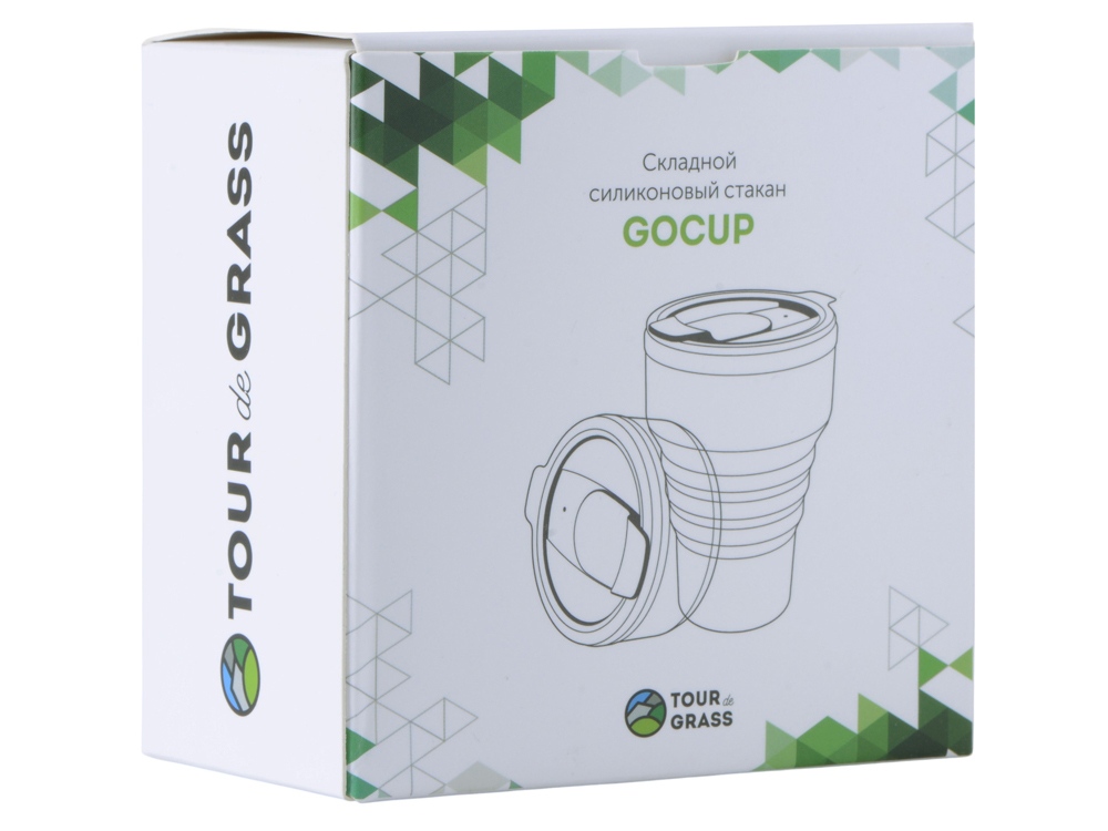 Силиконовый складной стакан "GoCup", индиго-6