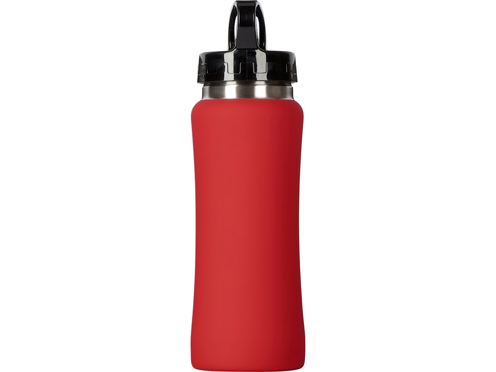 Бутылка для воды "Bottle C1", сталь, soft touch, 600 мл, красный-8