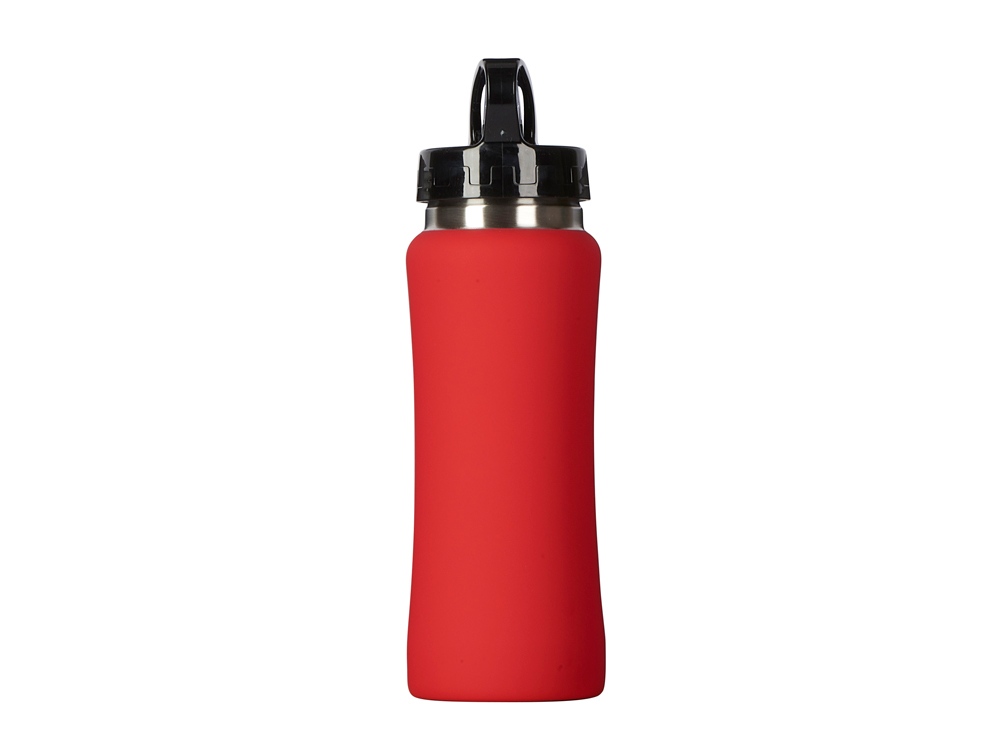Бутылка для воды "Bottle C1", сталь, soft touch, 600 мл, красный (Р)-2