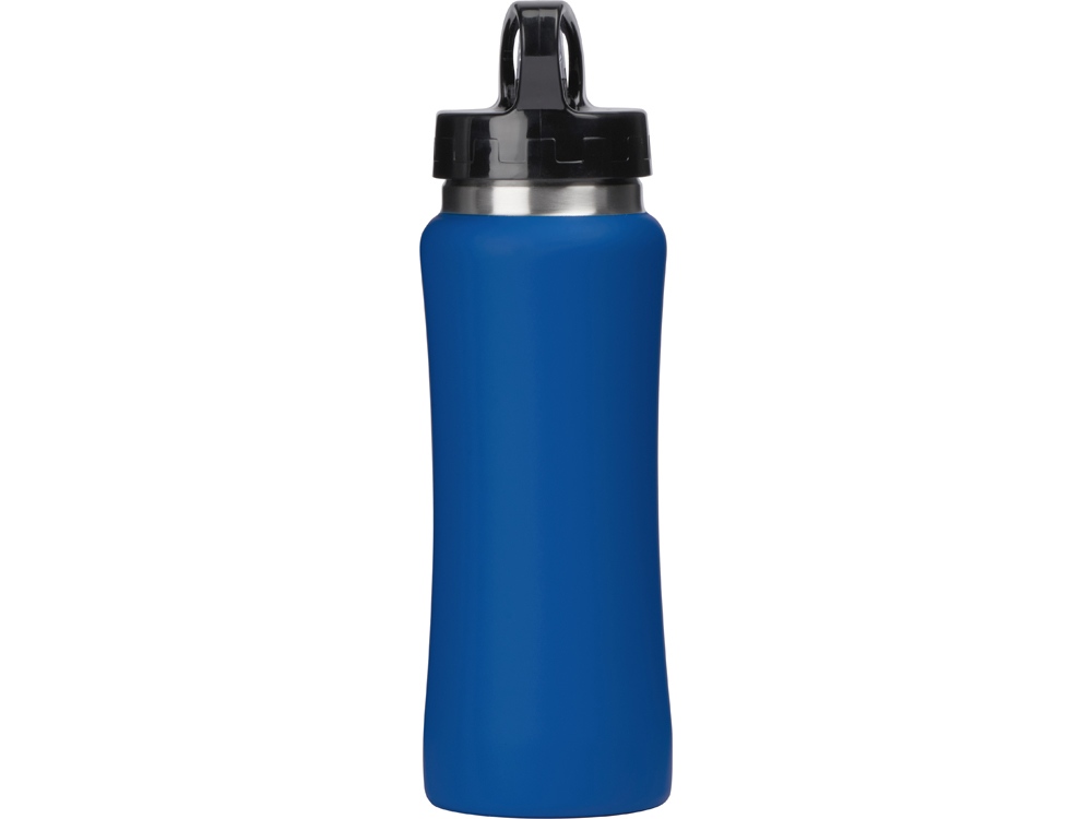 Бутылка для воды "Bottle C1", сталь, soft touch, 600 мл, синий-3