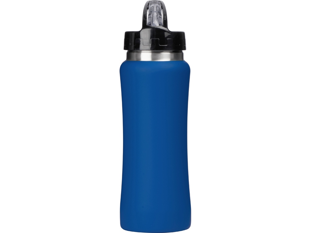 Бутылка для воды "Bottle C1", сталь, soft touch, 600 мл, синий-4