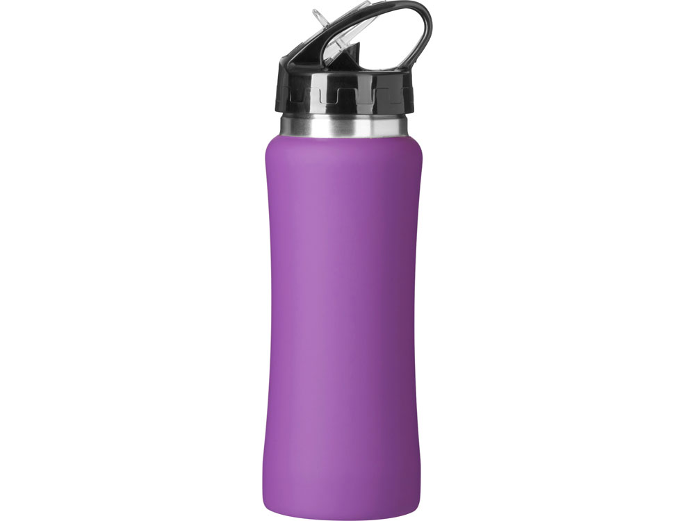 Бутылка для воды "Bottle C1", сталь, soft touch, 600 мл, фиолетовый-4