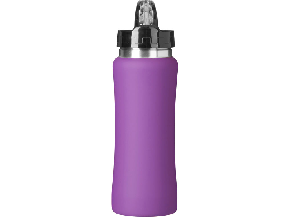 Бутылка для воды "Bottle C1", сталь, soft touch, 600 мл, фиолетовый-5