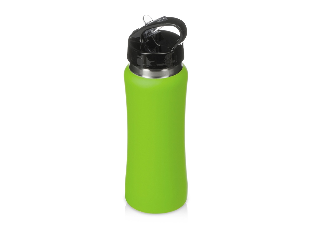 Бутылка для воды "Bottle C1", сталь, soft touch, 600 мл, зеленое яблоко-1