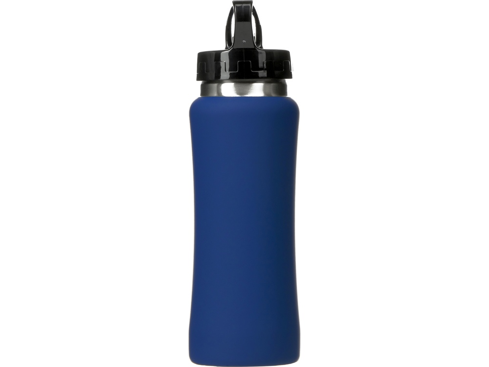 Бутылка для воды "Bottle C1", сталь, soft touch, 600 мл, темно-синий-3
