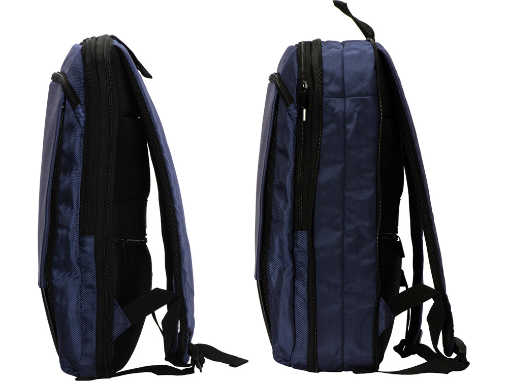 Расширяющийся рюкзак Slimbag для ноутбука 15,6", синий-4
