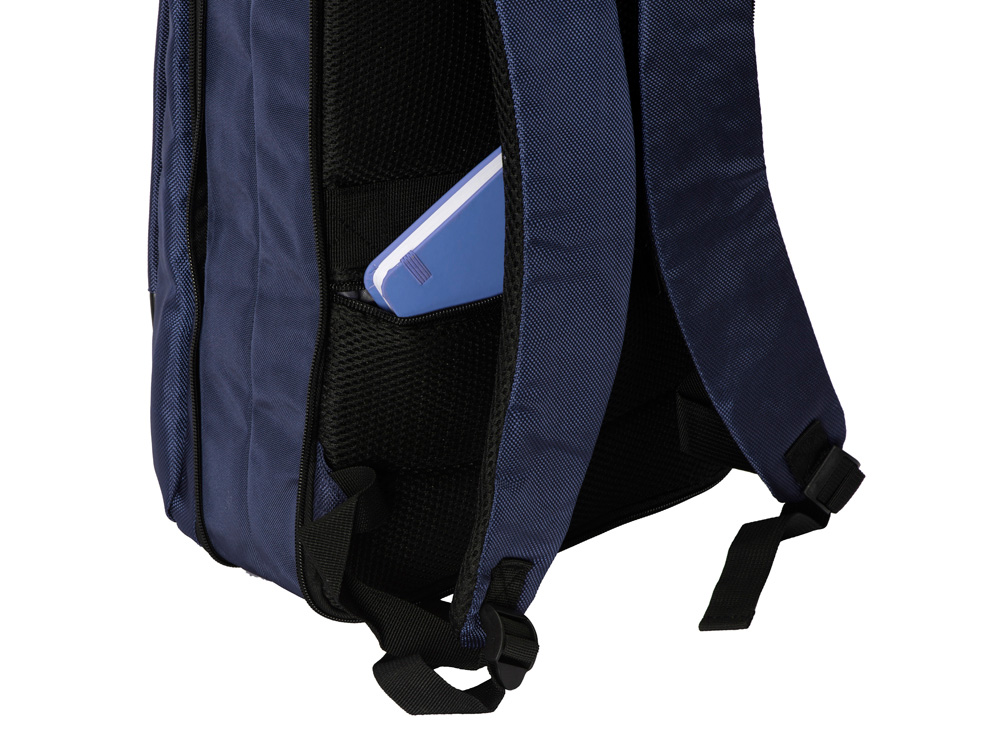 Расширяющийся рюкзак Slimbag для ноутбука 15,6", синий-10