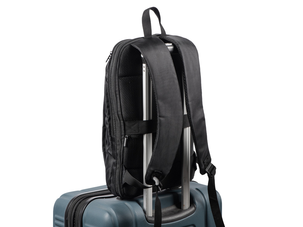 Расширяющийся рюкзак Slimbag для ноутбука 15,6", черный-11