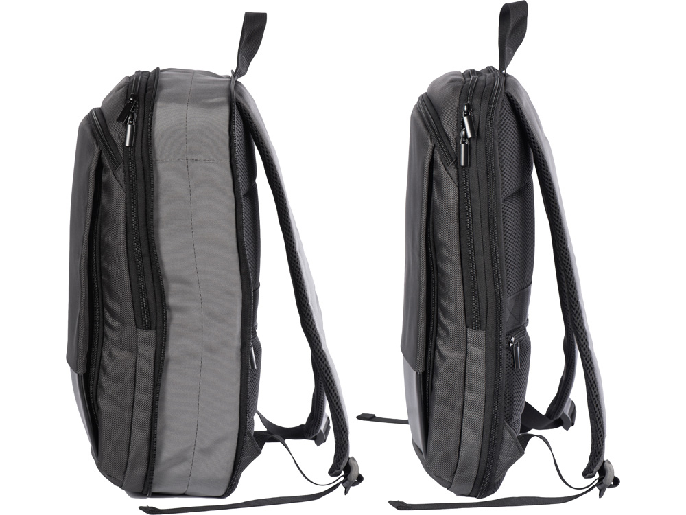 Расширяющийся рюкзак Slimbag для ноутбука 15,6", серый-5