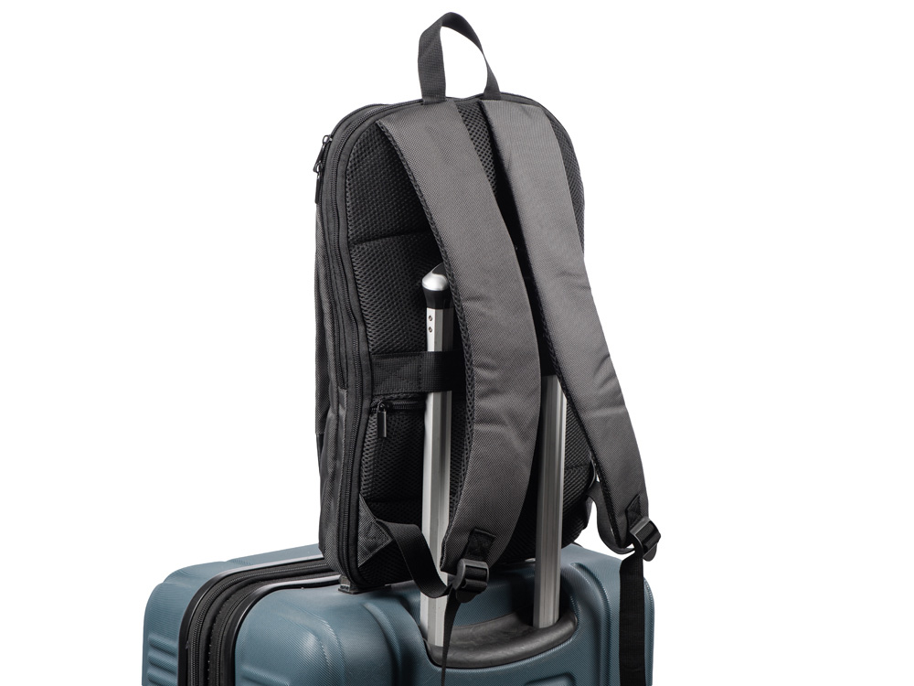Расширяющийся рюкзак Slimbag для ноутбука 15,6", серый-11